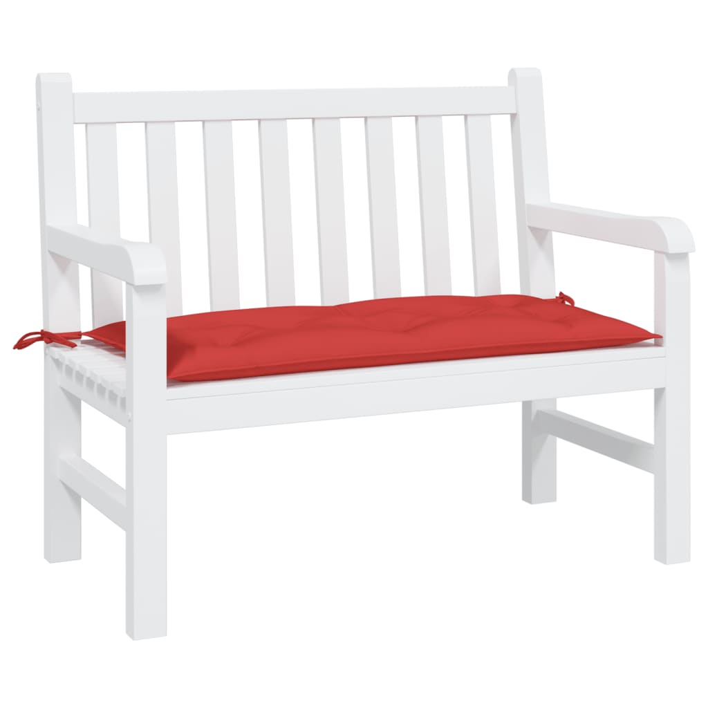 Vidaxl Garden bench cushion 100x50x7 cm Oxford fabric red