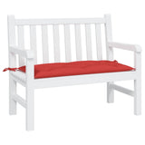 Vidaxl Garden bench cushion 100x50x7 cm Oxford fabric red