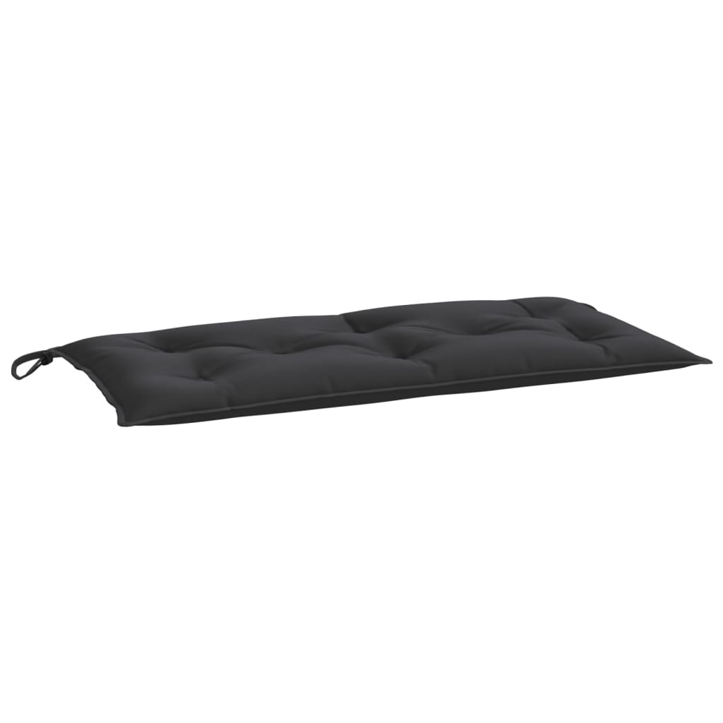 VidaXL Gartenbankauflage 100x50x7 cm Oxford-Stoff schwarz