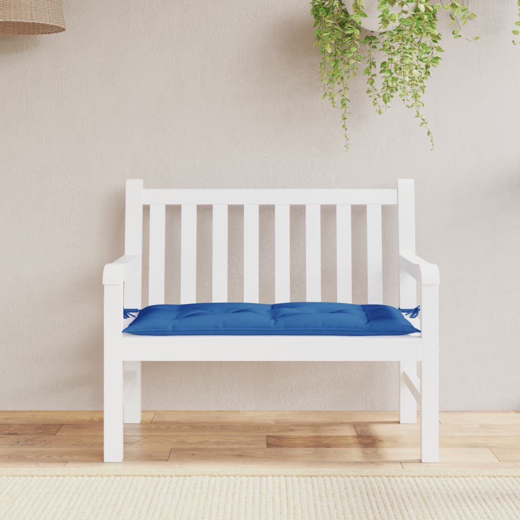 VidaXL Gartenbankauflage 100x50x7 cm Oxford-Stoff blau