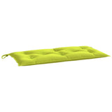 VidaXL Gartenbankauflage 100x50x7 cm Oxford-Stoff hellgrün