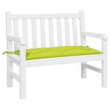 VidaXL Gartenbankauflage 100x50x7 cm Oxford-Stoff hellgrün