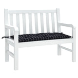 Vidaxx Gartenbankauflage 180x50x7 cm Oxford-Stoff Rautenmuster schwarz