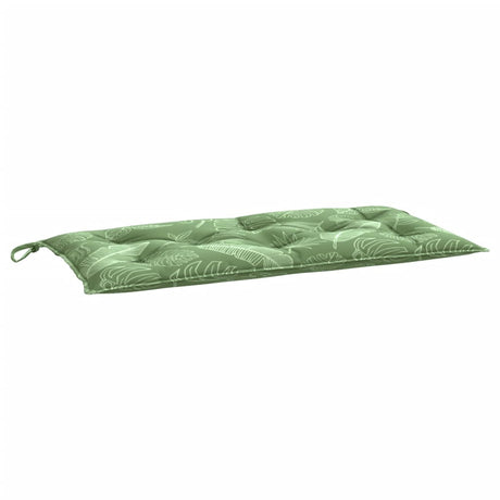 Vidaxx Gartenbankauflage 100x50x7 cm Oxford-Stoff mit Blattmuster