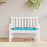 Vidaxl Garden Banc Cushion 100x50x7 cm Oxford tissu turquoise