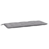 VidaXL Gartenbankauflage 120x50x7 cm Oxford-Stoff grau