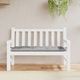 VidaXL Gartenbankauflage 120x50x7 cm Oxford-Stoff grau