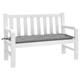 VidaXL Gartenbankauflage 120x50x7 cm Oxford-Stoff grau