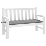 Vidaxl jardin banc coussin 120x50x7 cm oxford tissu gris