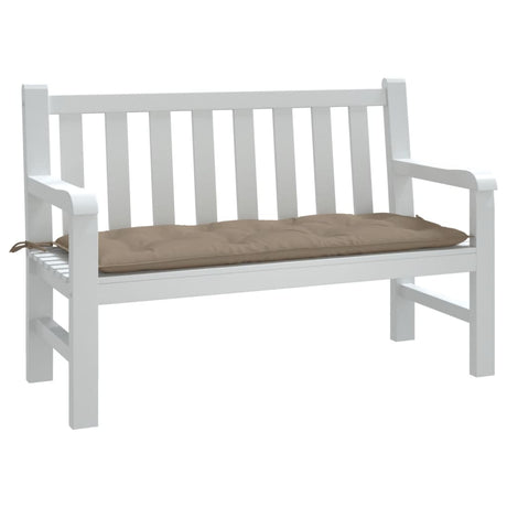 Vidaxx Gartenbankauflage 120x50x7 cm Oxford-Stoff taupe