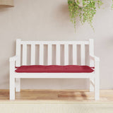 Vidaxx Gartenbankauflage 120x50x7 cm Oxfordstoff weinrot
