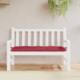 Vidaxl Garden bench cushion 120x50x7 cm Oxford fabric wine red