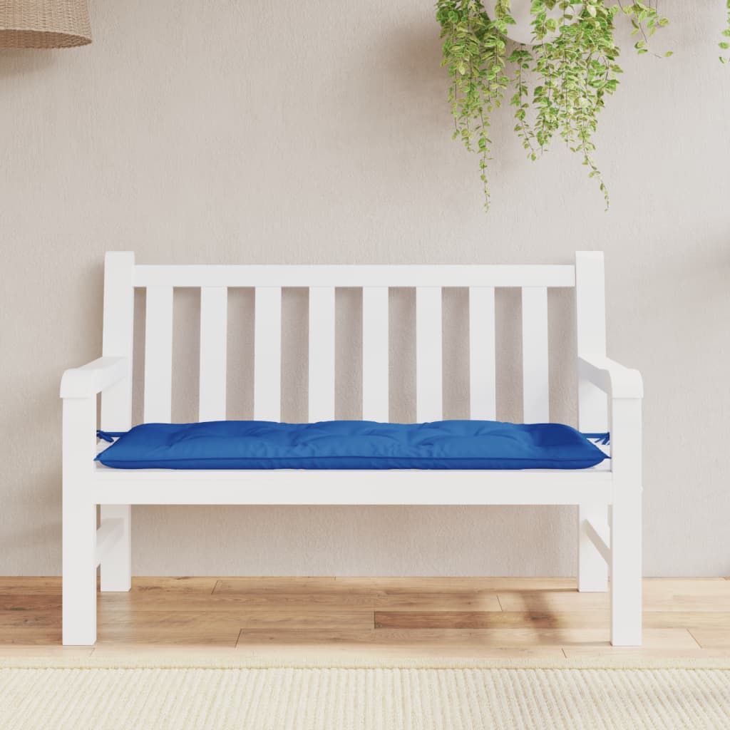 Vidaxl Garden Bench Cushion 120x50x7 cm tessuto blu blu blu