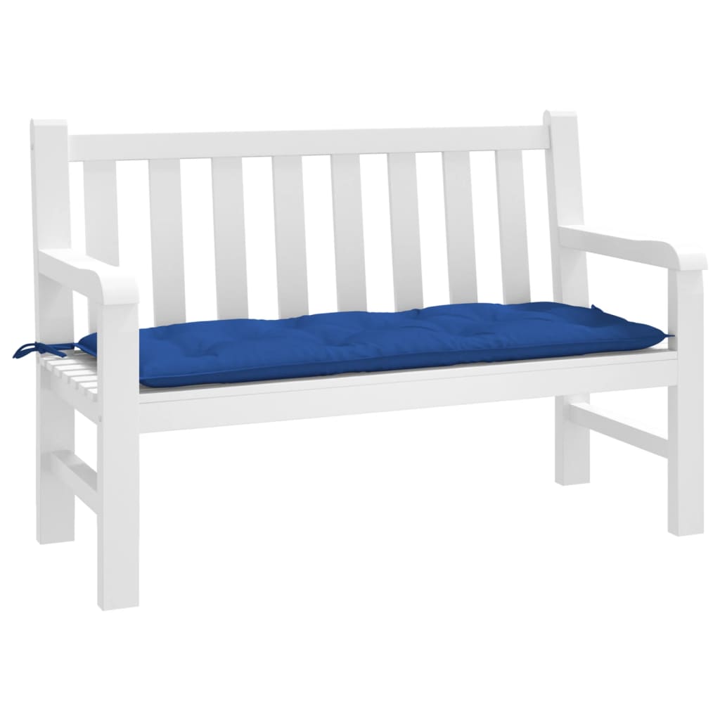 Vidaxl Garden Bench Cushion 120x50x7 cm tessuto blu blu blu