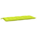 Vidaxl Garden Bench Cushion 120x50x7 cm Oxford Stoff Clear Green