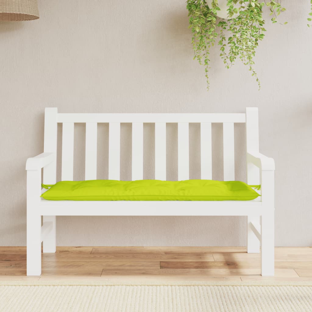 Vidaxl Garden Bench Cushion 120x50x7 cm Oxford Stoff Clear Green