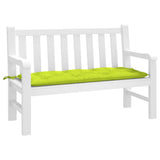VidaXL Gartenbankauflage 120x50x7 cm Oxford-Stoff hellgrün