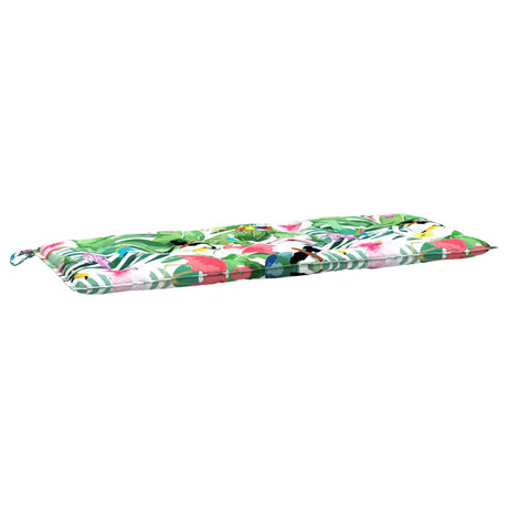 VidaXL Gartenbankauflage 120x50x7 cm Stoff mehrfarbig