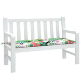 Vidaxl Garden bench cushion 120x50x7 cm fabric multi -colored