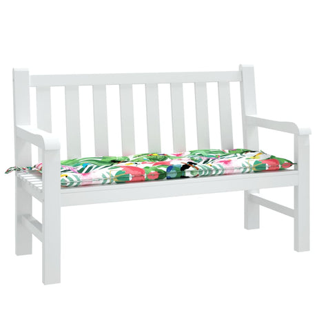 VidaXL Gartenbankauflage 120x50x7 cm Stoff mehrfarbig
