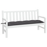 Vidaxl Garden Bench Cushion 150x50x7 cm Oxford Stoff Anthracite -farget