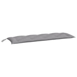 VidaXL Gartenbankauflage 150x50x7 cm Oxford-Stoff grau