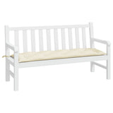 Vidaxl tuinbankkussen 150x50x7 cm oxford stof crèmekleurig