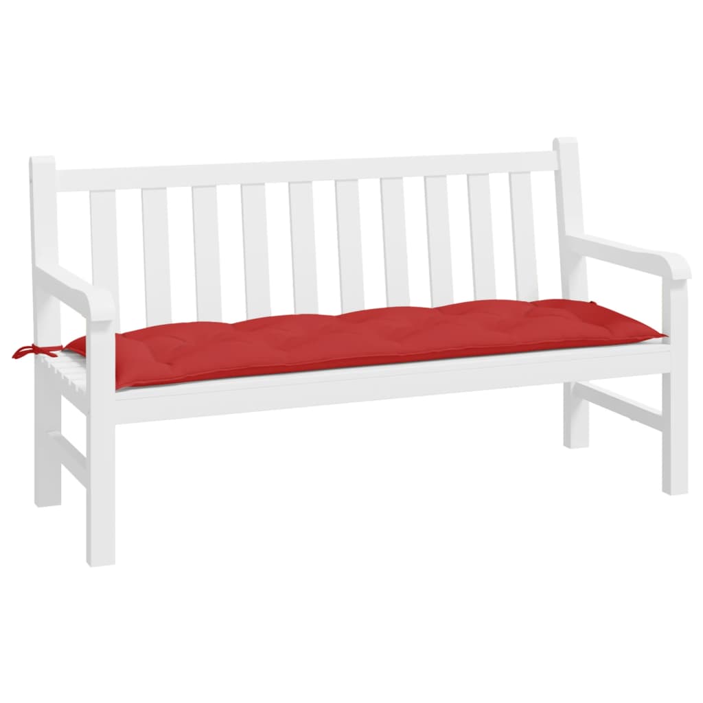 Vidaxl Garden Bench Cushion 150x50x7 cm Oxford Fabric Red