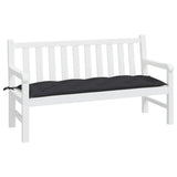 VidaXL Gartenbankauflage 150x50x7 cm Oxford-Stoff schwarz