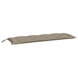Vidaxx Gartenbankauflage 150x50x7 cm Oxford-Stoff taupe