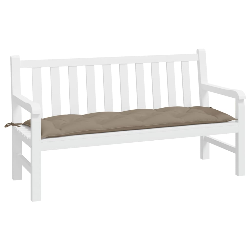 Vidaxx Gartenbankauflage 150x50x7 cm Oxford-Stoff taupe