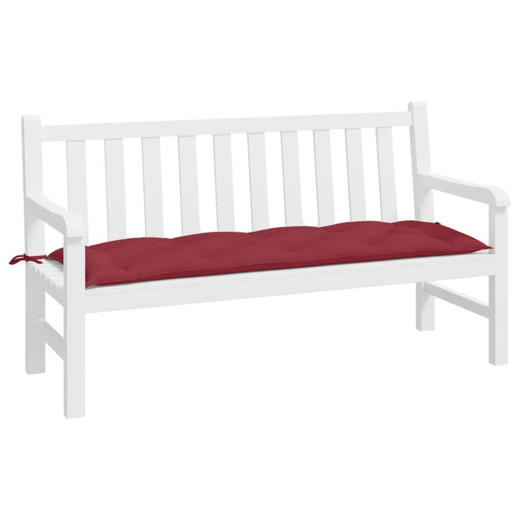 Vidaxx Gartenbankauflage 150x50x7 cm Oxfordstoff weinrot
