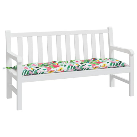 VidaXL Gartenbankauflage 150x50x7 cm Oxford-Stoff mehrfarbig