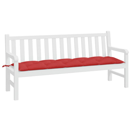 VidaXL Gartenbankauflage 180x50x7 cm Oxford-Stoff rot