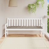 Vidaxl Garden Bench Poduszka 180x50x7 CM Oxford Fabric Taupe