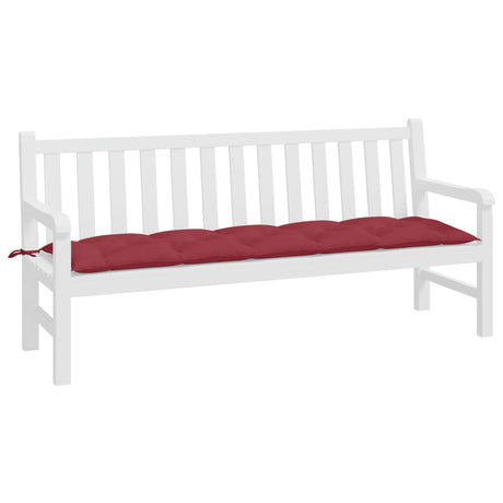 Vidaxx Gartenbankauflage 180x50x7 cm Oxford-Stoff weinrot