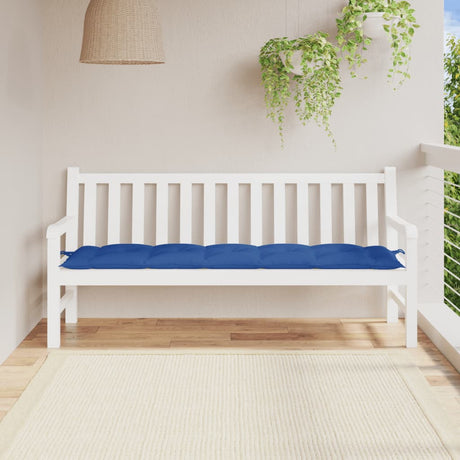VidaXL Gartenbankauflage 180x50x7 cm Oxford-Stoff Königsblau