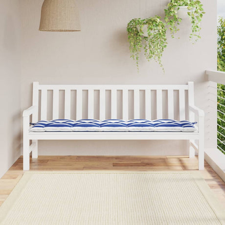 Vidaxx Sofakissen gestreift 180x50x7 cm Stoff gestreift weiß und blau