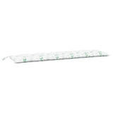 Vidaxx Gartenbankauflage 180x50x7 cm Oxford-Stoff mit Blattmuster