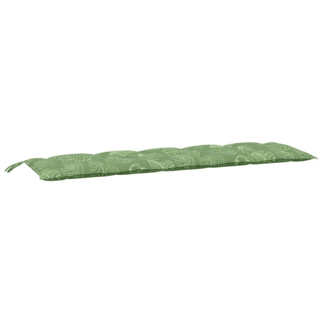 Vidaxx Gartenbankauflage 180x50x7 cm Oxford-Stoff mit Blattmuster