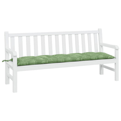 Vidaxx Gartenbankauflage 180x50x7 cm Oxford-Stoff mit Blattmuster
