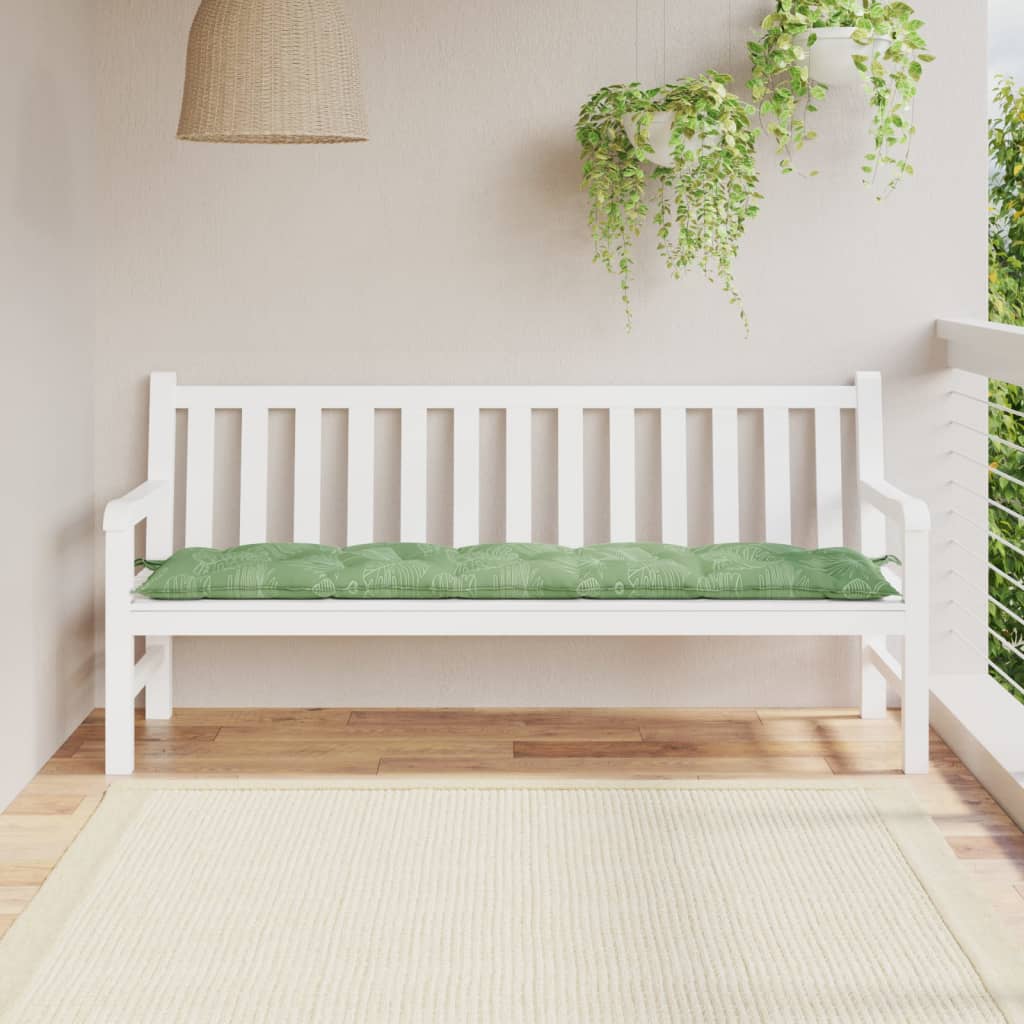 Vidaxl Gaart Benchbois 180x50x7 cm Oxford Stoffblat Muster