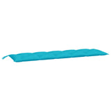 VidaXL Gartenbankauflage 180x50x7 cm Oxford-Stoff türkis