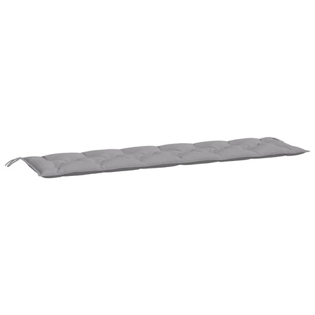 VidaXL Gartenbankauflage 200x50x7 cm Oxford-Stoff grau