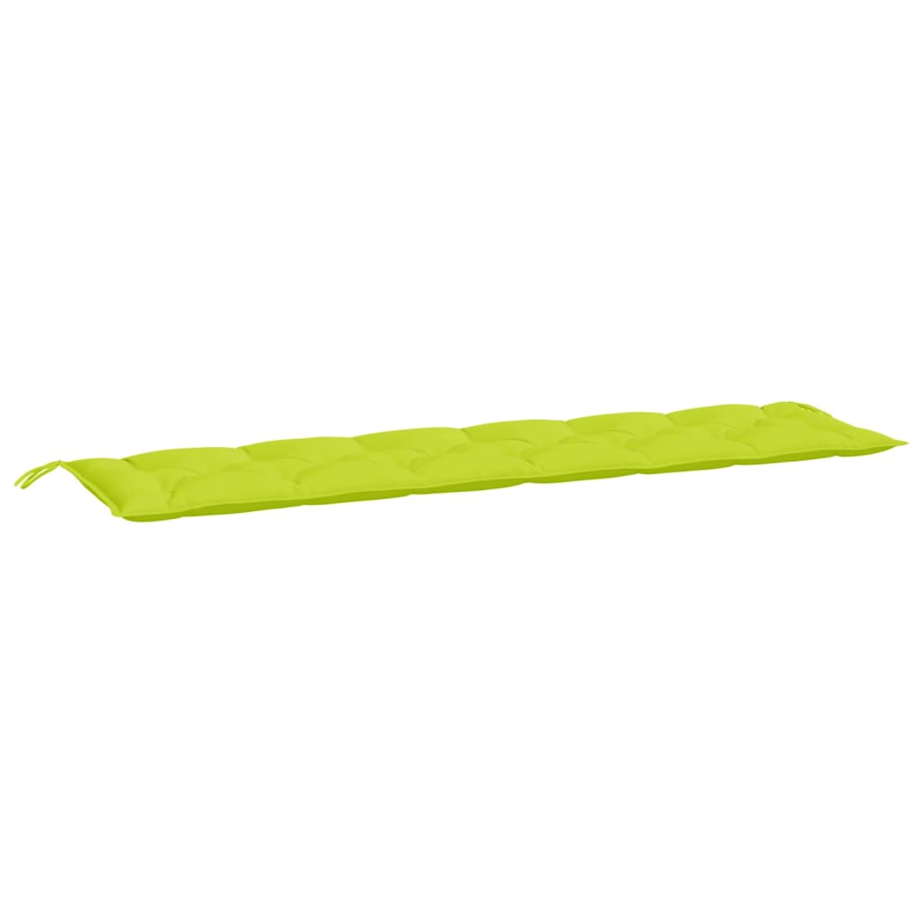 VidaXL Gartenbankauflage 200x50x7 cm Oxford-Stoff hellgrün
