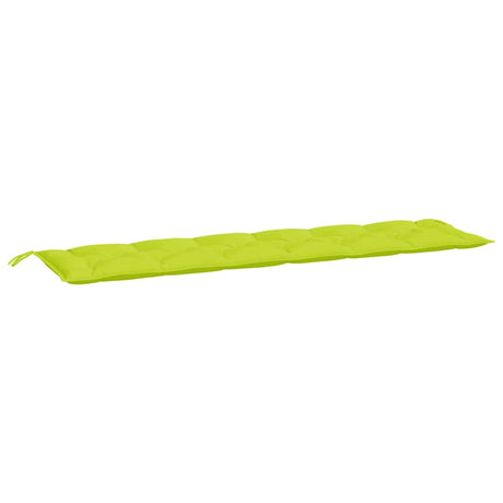 VidaXL Gartenbankauflage 200x50x7 cm Oxford-Stoff hellgrün