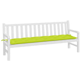 Vidaxl Garden Bench Cushion 200x50x7 CM Oxford Stoff Clear Green