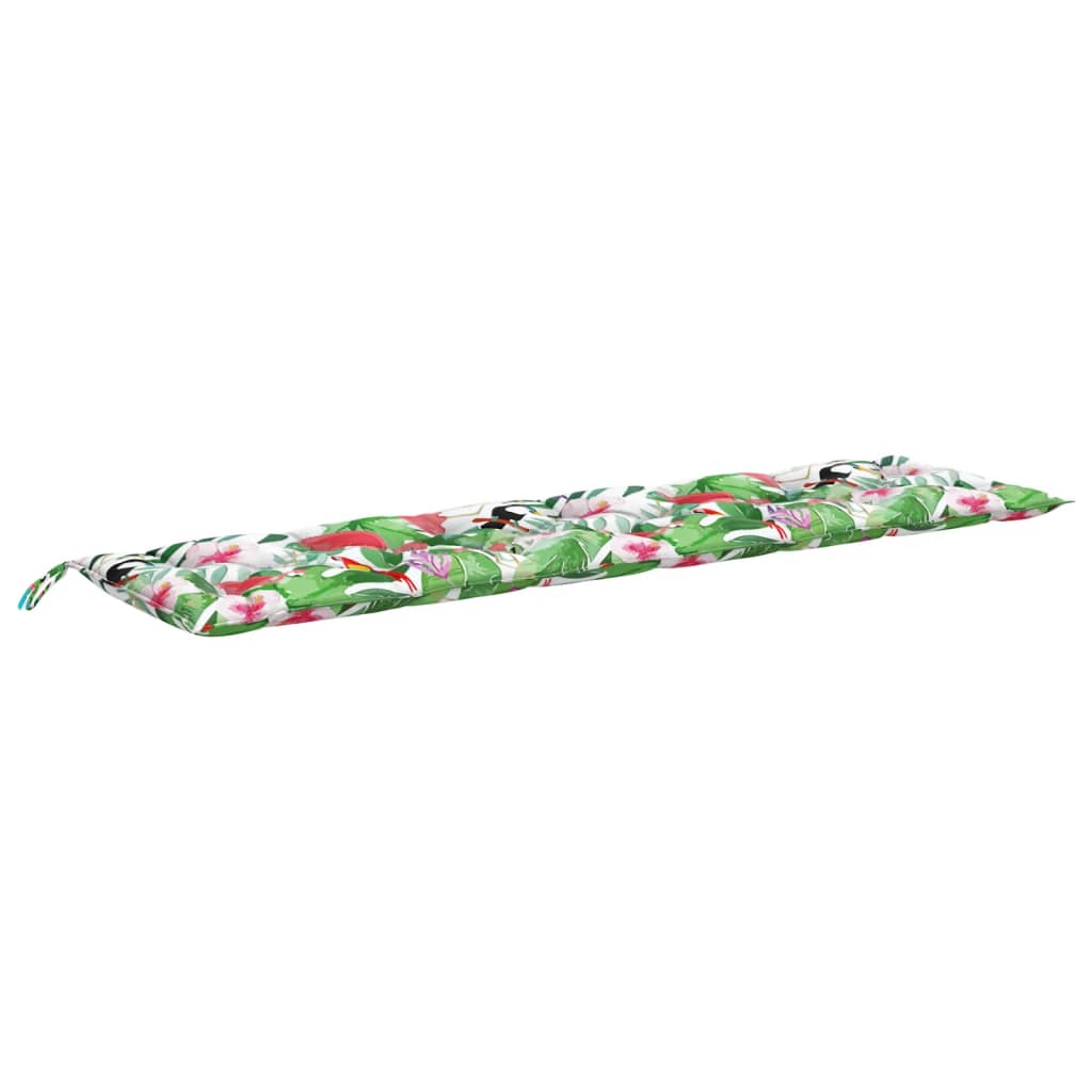 VidaXL Gartenbankauflage 200x50x7 cm Stoff mehrfarbig