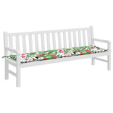 Vidaxl Garden bench cushion 200x50x7 cm fabric multi -colored