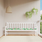 VidaXL Gartenbankauflage 200x50x7 cm Stoff mehrfarbig